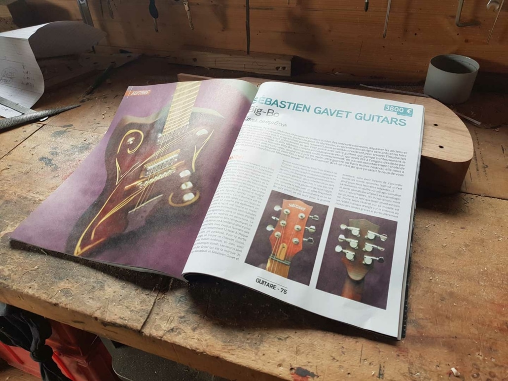 Article Big Bo Guitare Xtreme 136 Sébastien Gavet guitars